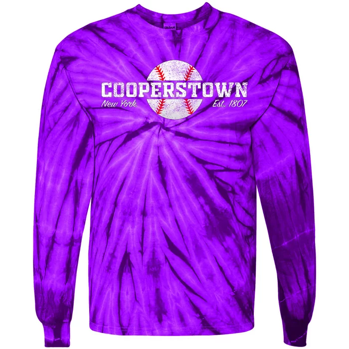 Cooperstown New York Tie-Dye Long Sleeve Shirt