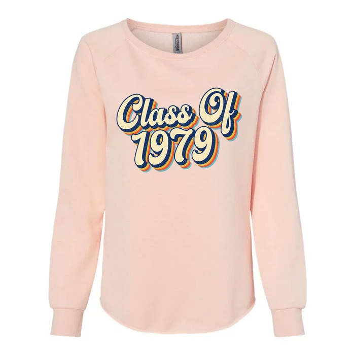 Class Of 1979 High School Reunion Vintage Womens California Wash Sweatshirt