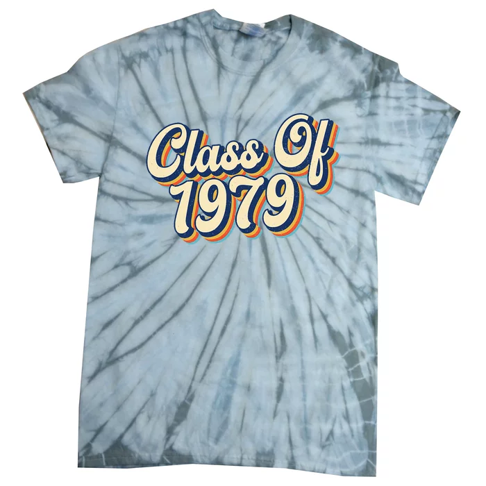 Class Of 1979 High School Reunion Vintage Tie-Dye T-Shirt