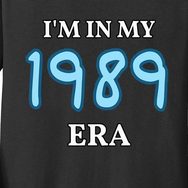 Class of 1989 High School Era Graduate I'm my in Kids Long Sleeve Shirt