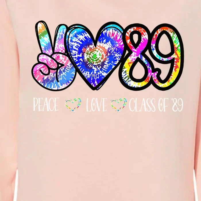 Class Of 1989 Tie Dye Senior Graduation Class Reunion Womens California Wash Sweatshirt