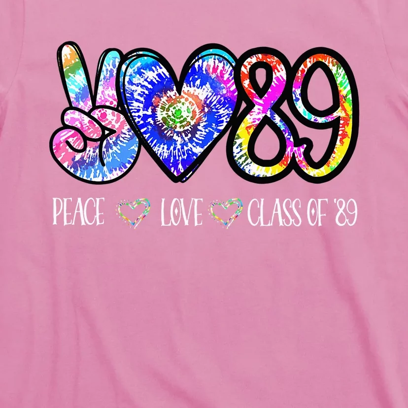 Class Of 1989 Tie Dye Senior Graduation Class Reunion T-Shirt