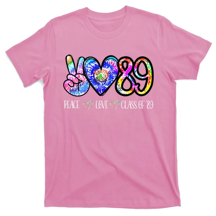 Class Of 1989 Tie Dye Senior Graduation Class Reunion T-Shirt