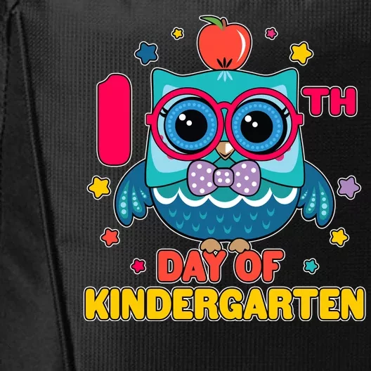 Cute Owl 100th Day Of Kindergarten City Backpack