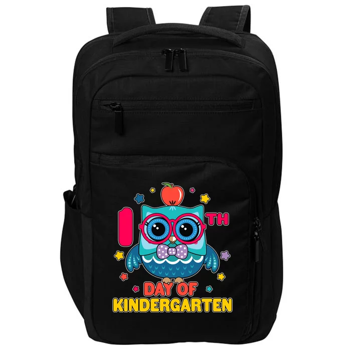 Cute Owl 100th Day Of Kindergarten Impact Tech Backpack