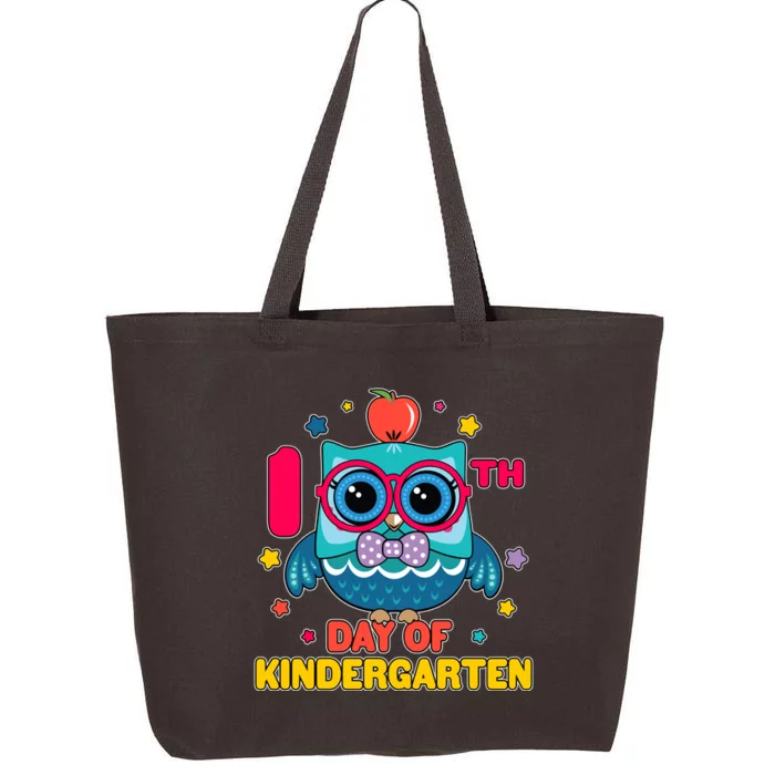 Cute Owl 100th Day Of Kindergarten 25L Jumbo Tote