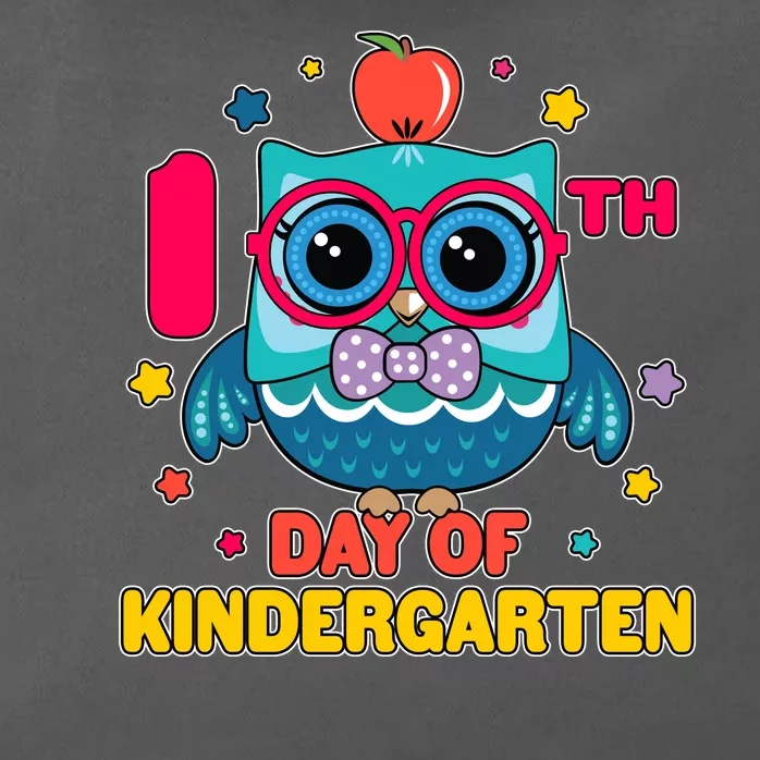 Cute Owl 100th Day Of Kindergarten Zip Tote Bag