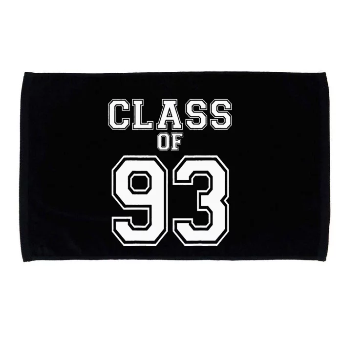 Class Of 1993 Custom Graduation Senior Personalized Grads Microfiber Hand Towel