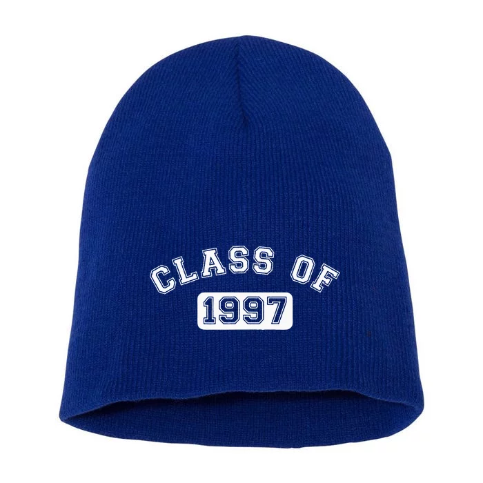 Class Of 1997 School Reunion Design With White Text Short Acrylic Beanie