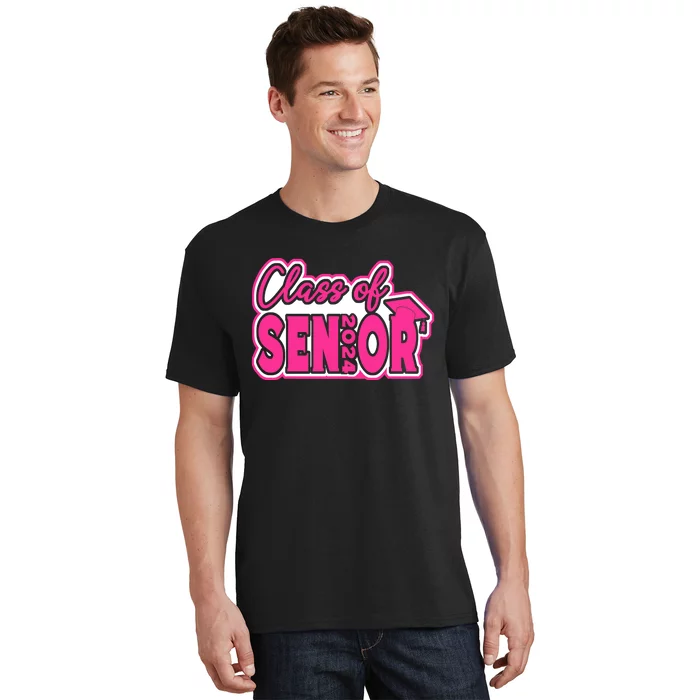 Class of 2024 Girl Wo Senior 24 Funny Graduation Gift T-Shirt