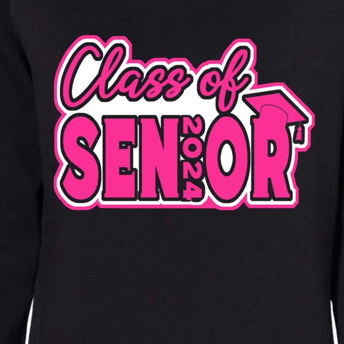 Class of 2024 Girl Wo Senior 24 Funny Graduation Gift Womens California Wash Sweatshirt