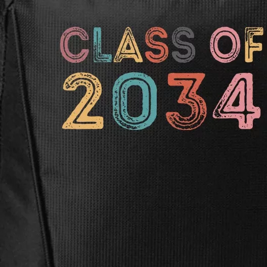 Class Of 2034 Grow With Me First Day Of School Graduation Gift City Backpack