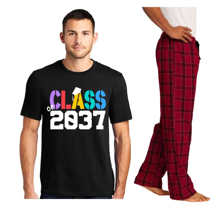 Class Of 2037 Grow With Me First Day Of School Graduation V Pajama Set