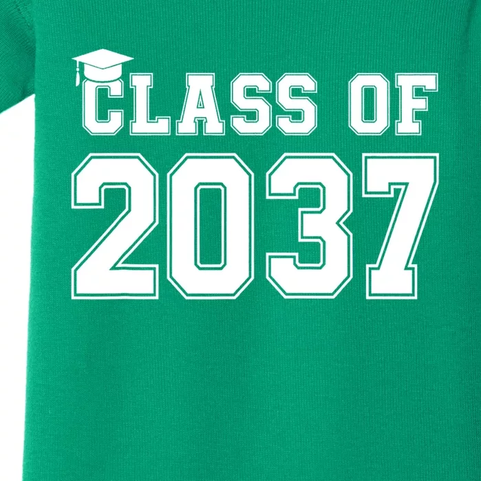 Class Of 2037 Pre K Grow With Me Graduation Baby Bodysuit