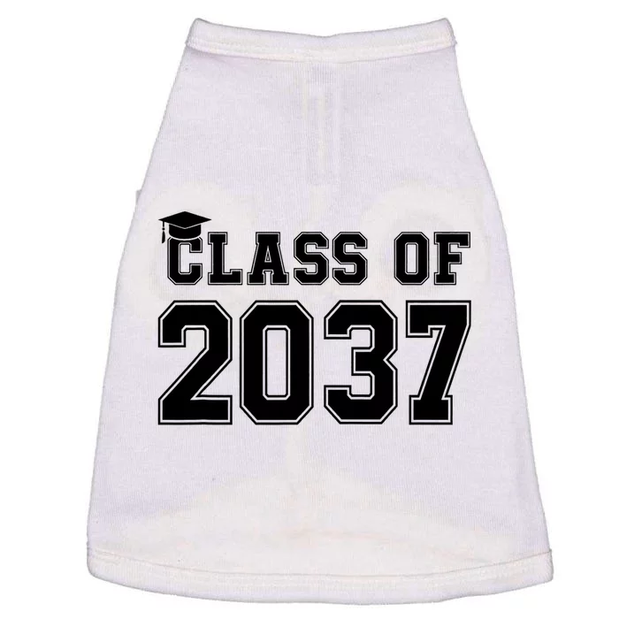 Class Of 2037 Pre K Grow With Me Graduation Doggie Tank