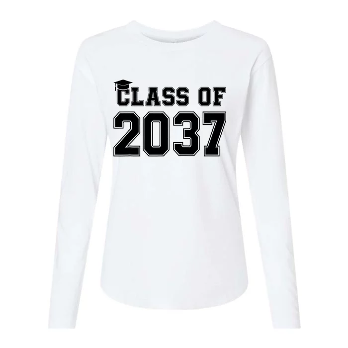 Class Of 2037 Pre K Grow With Me Graduation Womens Cotton Relaxed Long Sleeve T-Shirt