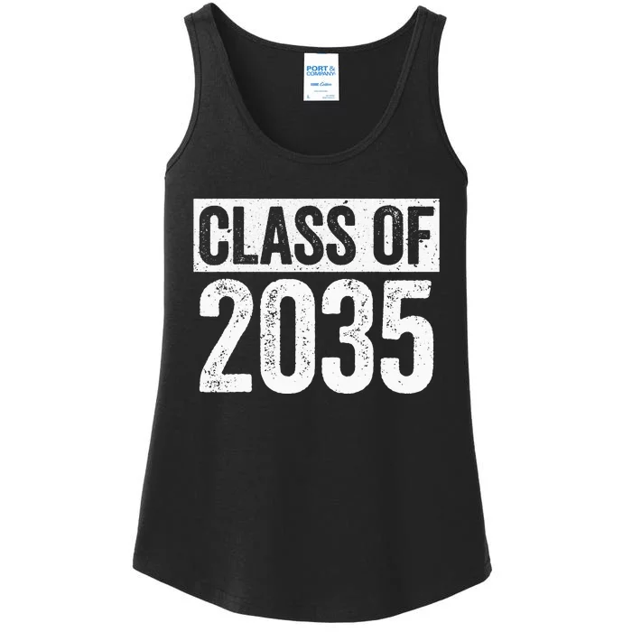 Class Of 2035 Senior Graduation Sunflower Last Day Of School Ladies Essential Tank