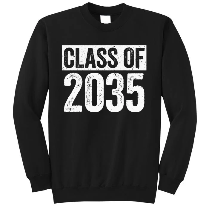 Class Of 2035 Senior Graduation Sunflower Last Day Of School Tall Sweatshirt