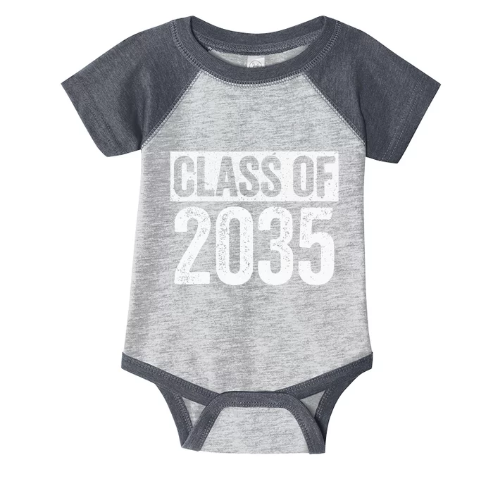 Class Of 2035 Senior Graduation Sunflower Last Day Of School Infant Baby Jersey Bodysuit