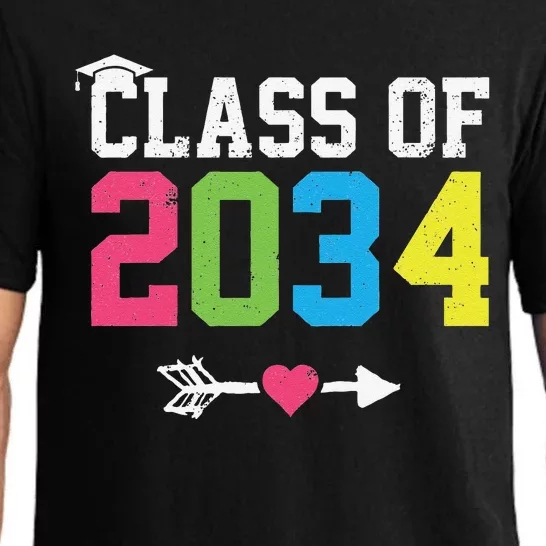 Class Of 2034 Grow With Me Graduation First Day Of School Cute Pajama Set