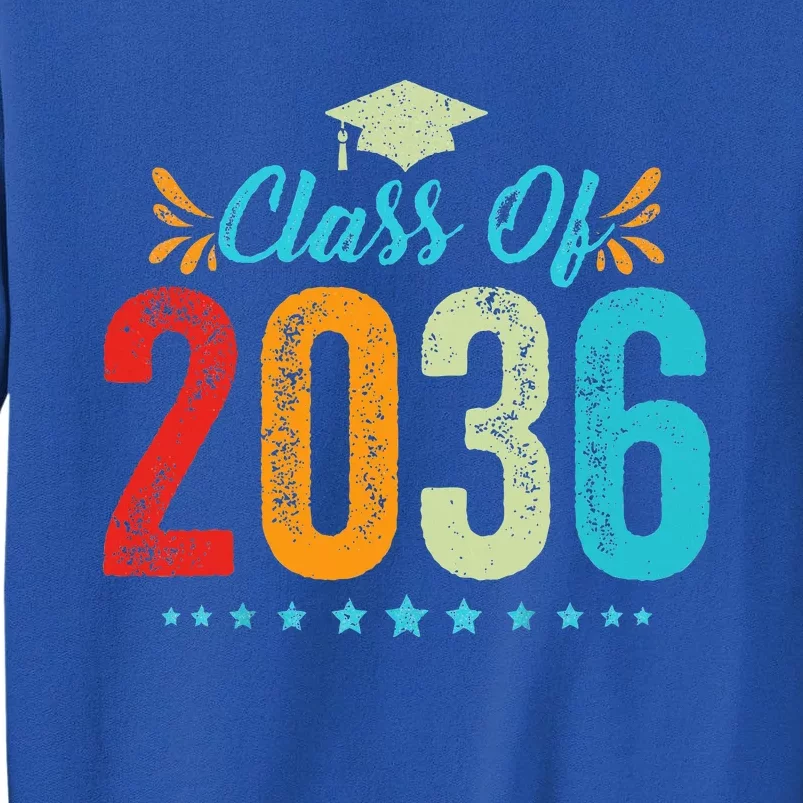 Class Of 2036 Grow With Me Graduation First Day Of School Tall Sweatshirt