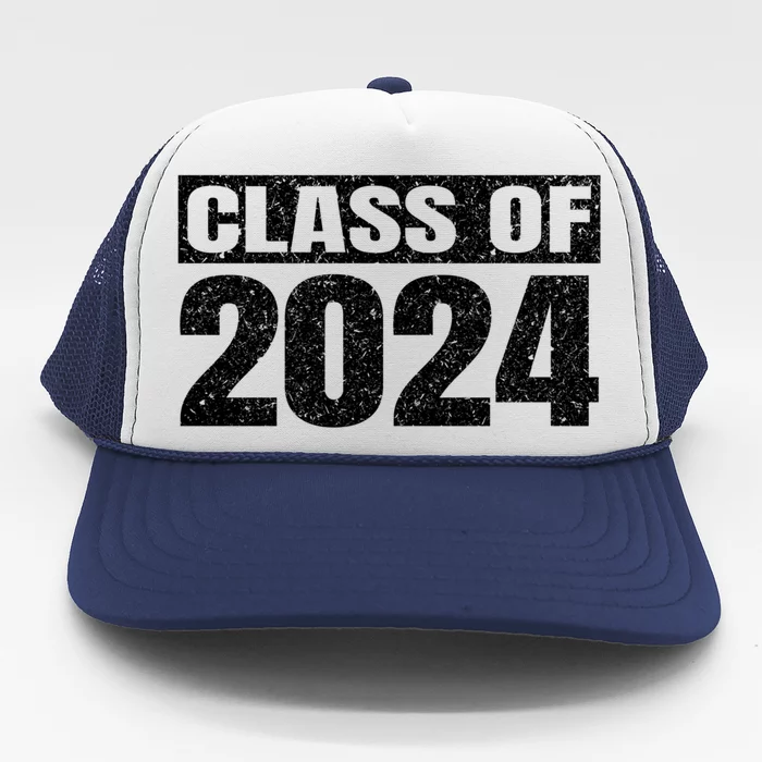 Class Of 2024 First Day Of School Graduate Grad Vintage Gift Meaningful Gift Trucker Hat