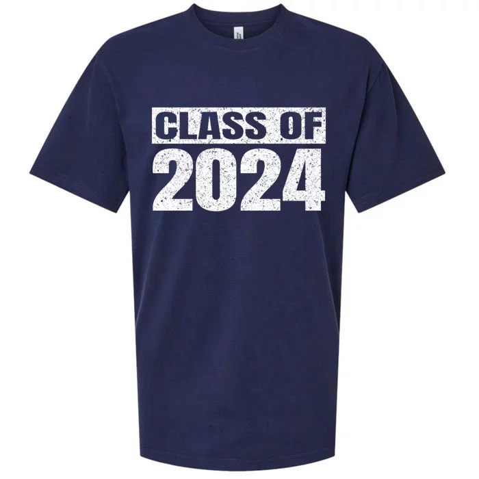 Class Of 2024 First Day Of School Graduate Grad Vintage Gift Meaningful Gift Sueded Cloud Jersey T-Shirt