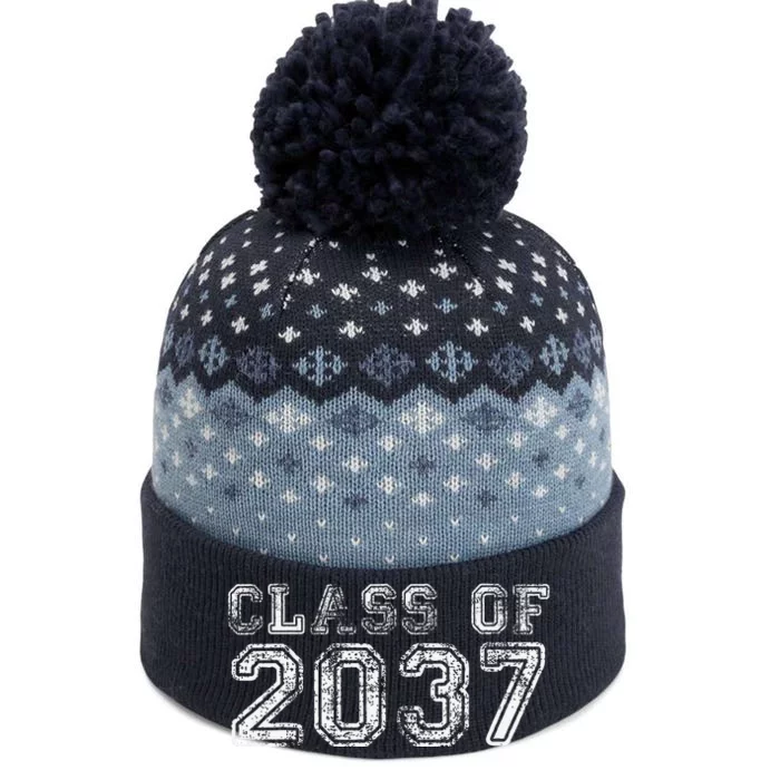 Class Of 2037 Grow With Me First Day Of School Graduation The Baniff Cuffed Pom Beanie