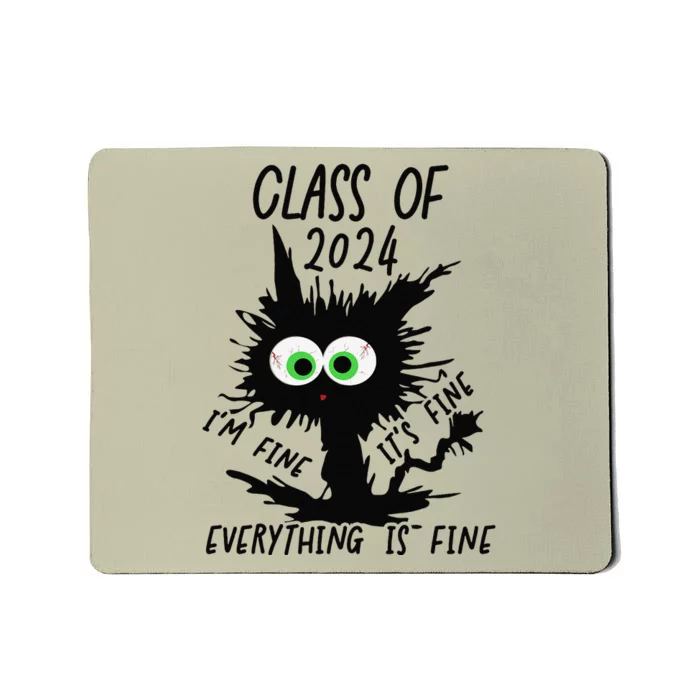 Class Of 2024 Funny Cute Mousepad