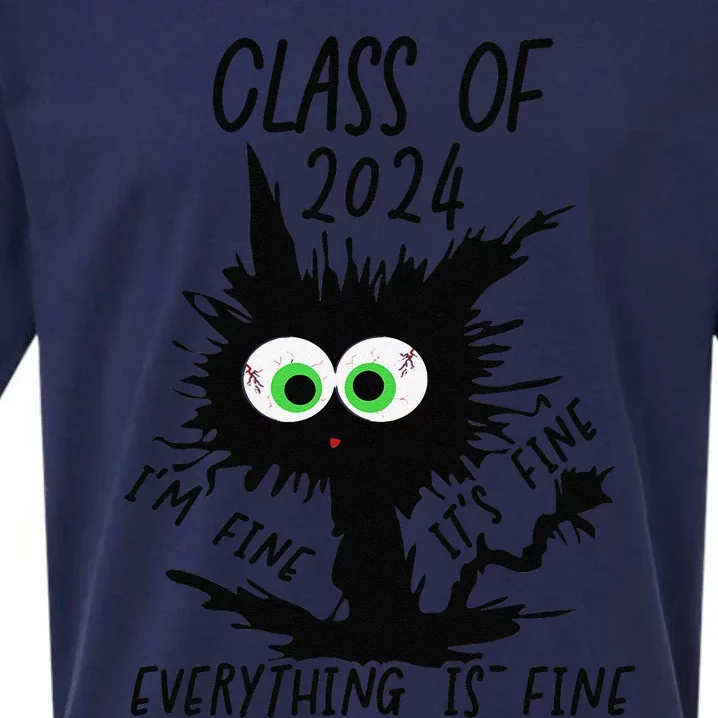 Class Of 2024 Funny Cute Sueded Cloud Jersey T-Shirt