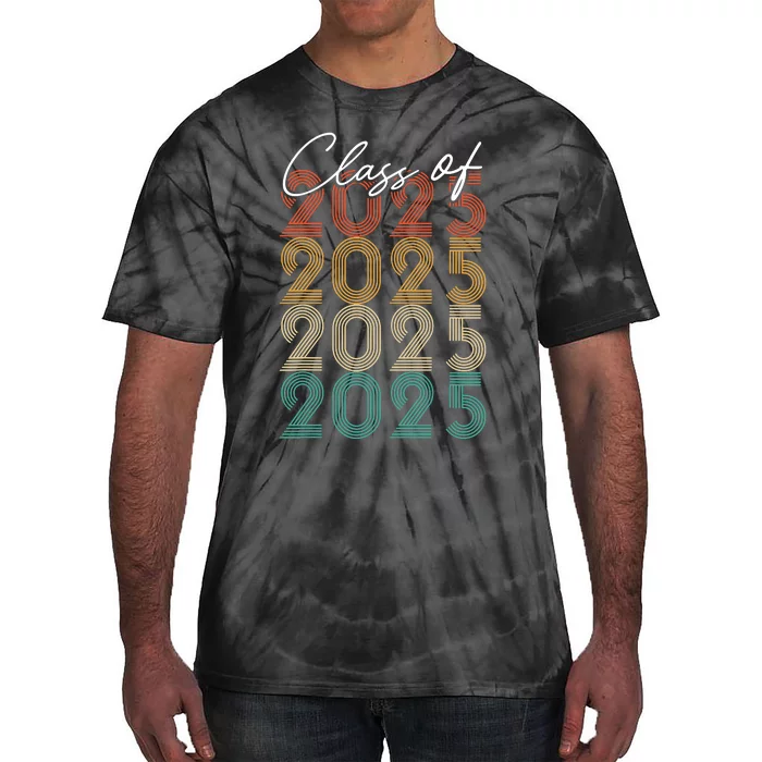 Class Of 2025 Vintage Senior 2025 Tie-Dye T-Shirt