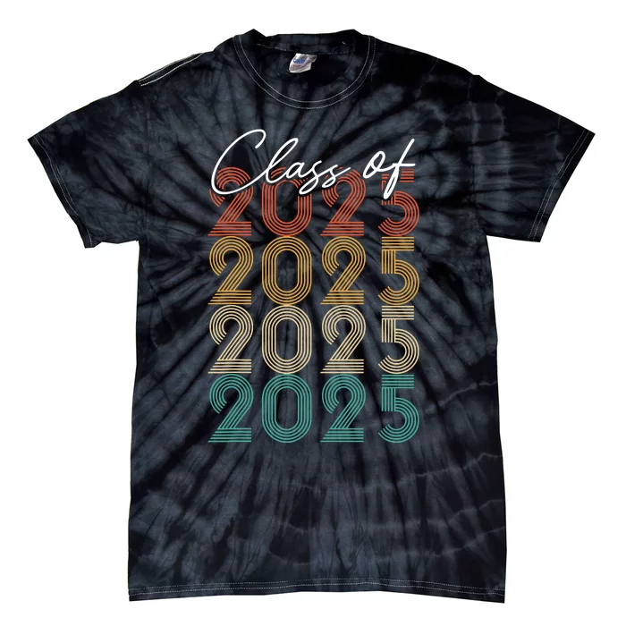 Class Of 2025 Vintage Senior 2025 Tie-Dye T-Shirt