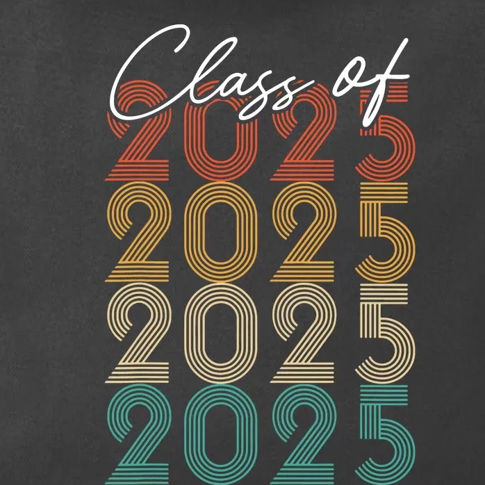 Class Of 2025 Vintage Senior 2025 Zip Tote Bag