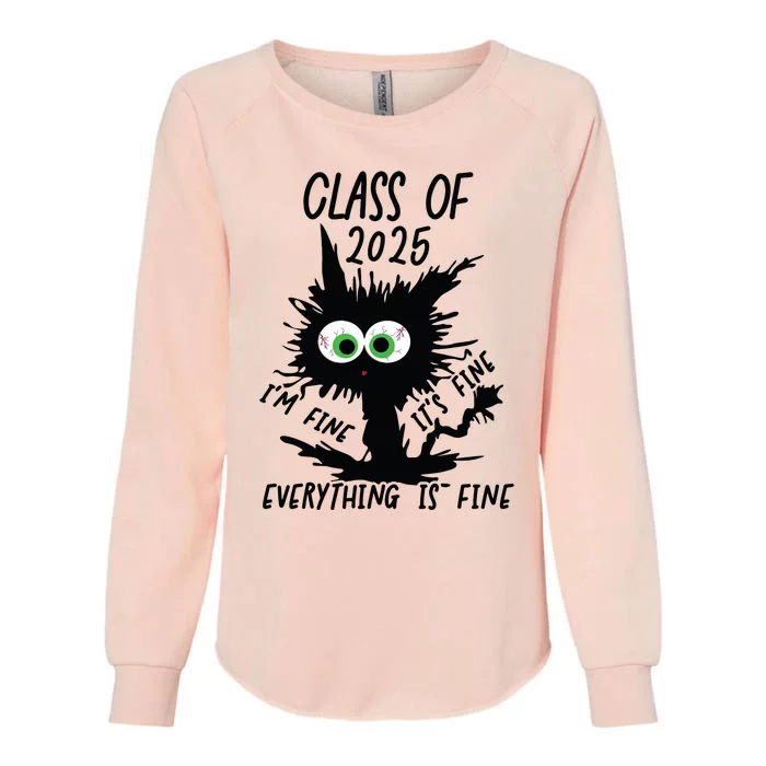 Class Of 2025 Womens California Wash Sweatshirt