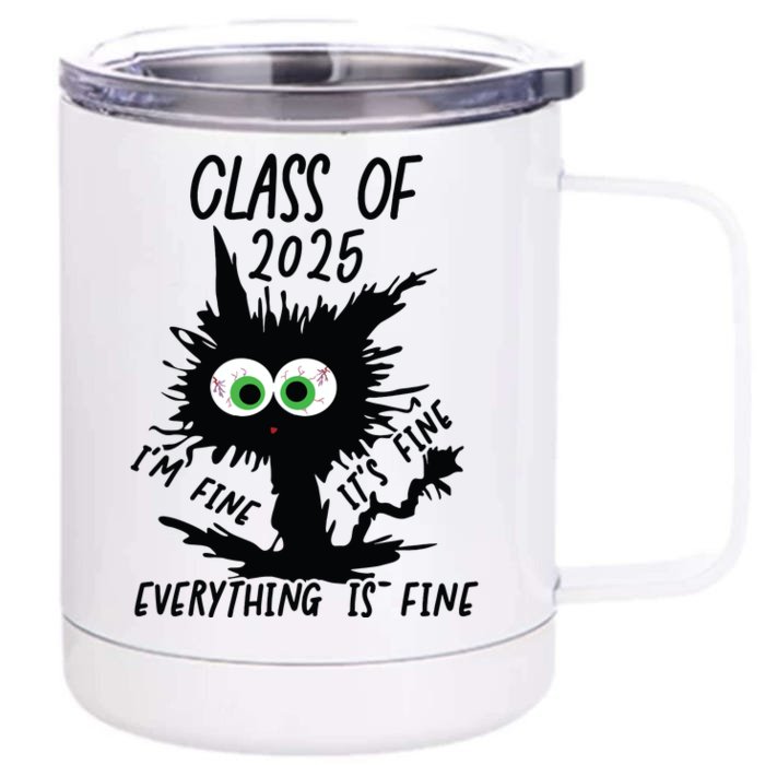 Class Of 2025 Front & Back 12oz Stainless Steel Tumbler Cup