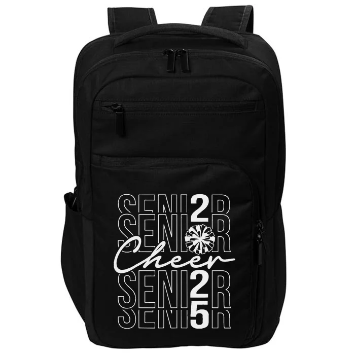 Class Of 2025 Senior Year Cheer Mom Senior 2025 Impact Tech Backpack