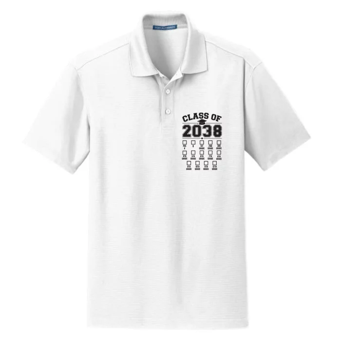 Class Of 2038 Grow With Me Checklist Prek To 12th Grade Dry Zone Grid Performance Polo