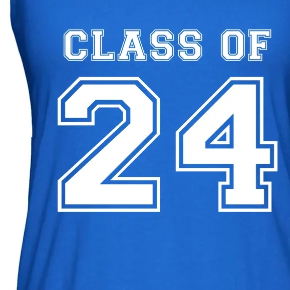 Class Of 2024 High School Fresh Varsity Back To School Gift Ladies Essential Flowy Tank