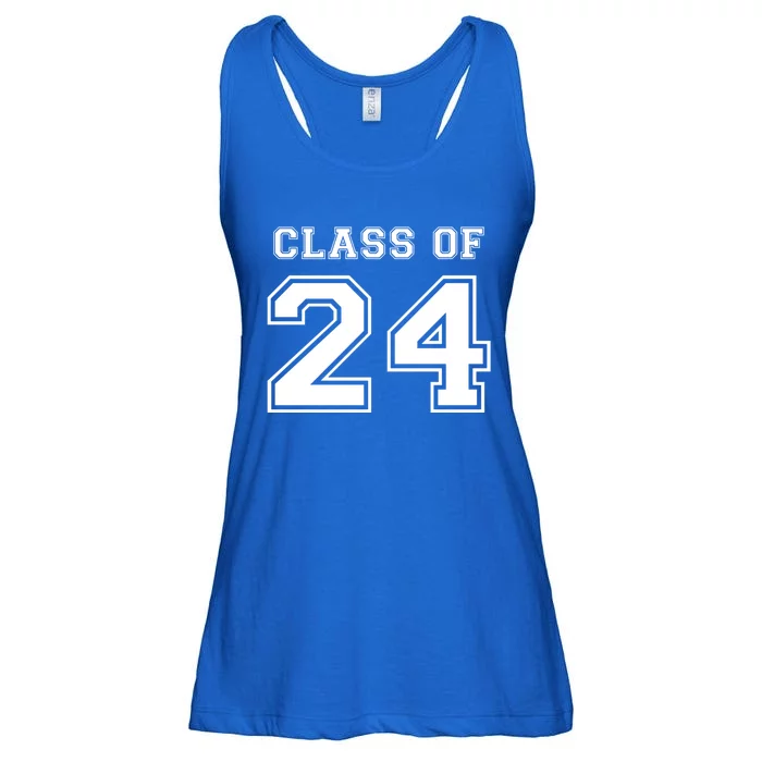 Class Of 2024 High School Fresh Varsity Back To School Gift Ladies Essential Flowy Tank