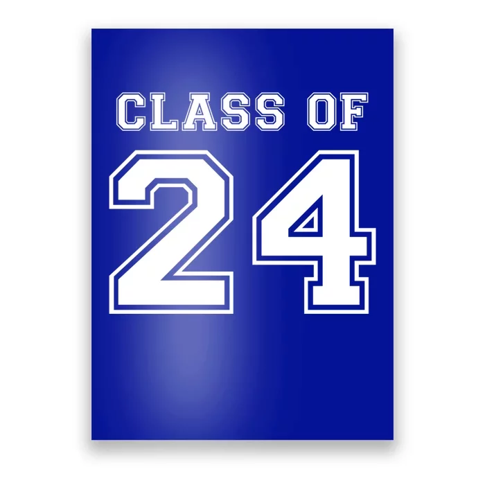 Class Of 2024 High School Fresh Varsity Back To School Gift Poster