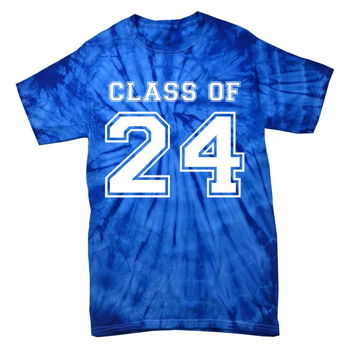 Class Of 2024 High School Fresh Varsity Back To School Gift Tie-Dye T-Shirt