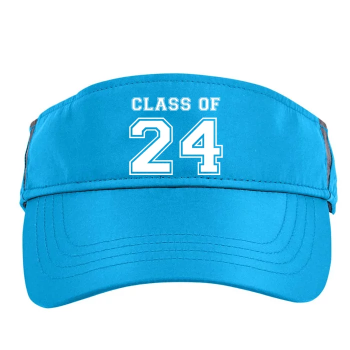 Class Of 2024 High School Fresh Varsity Back To School Gift Adult Drive Performance Visor