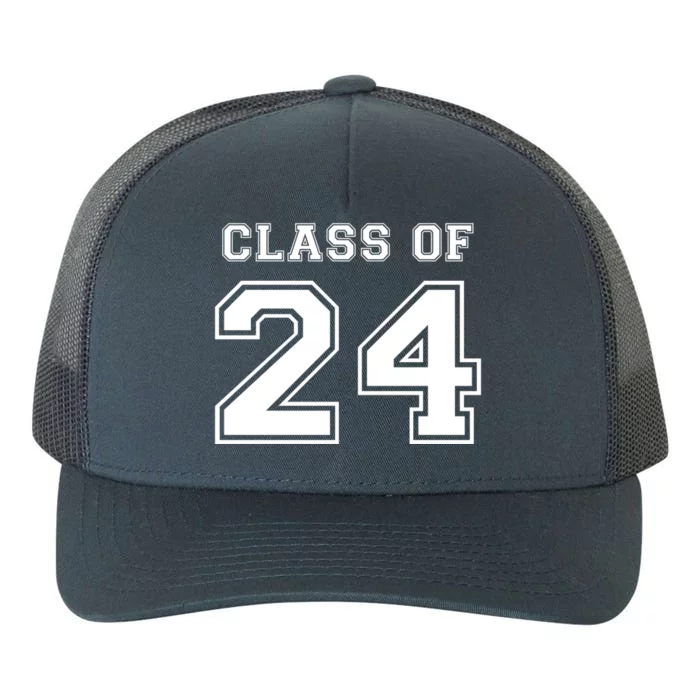 Class Of 2024 High School Fresh Varsity Back To School Gift Yupoong Adult 5-Panel Trucker Hat