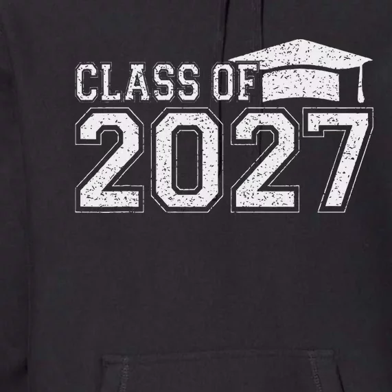 Class Of 2027 Kindergarten Graduation First Day Of School Premium Hoodie