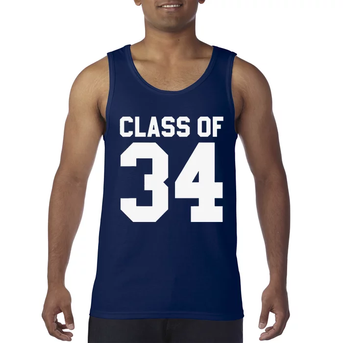 Class Of 2034 Kindergarten First Day Of School Tank Top