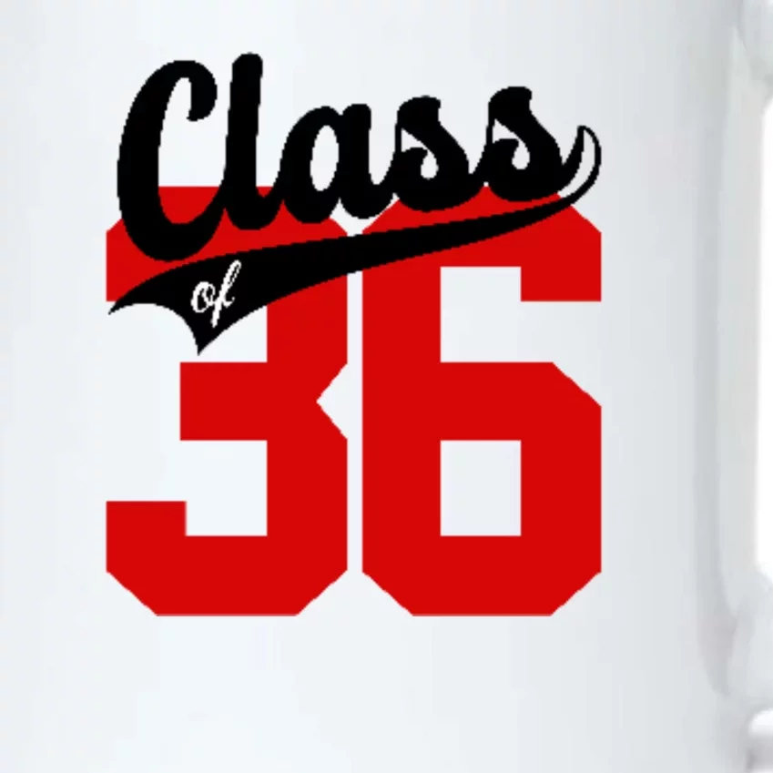 Class Of 2036 Retro Graduation Gift Black Color Changing Mug