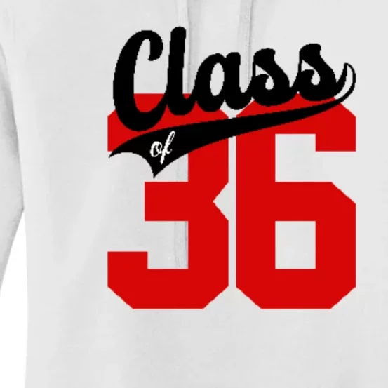 Class Of 2036 Retro Graduation Gift Women's Pullover Hoodie