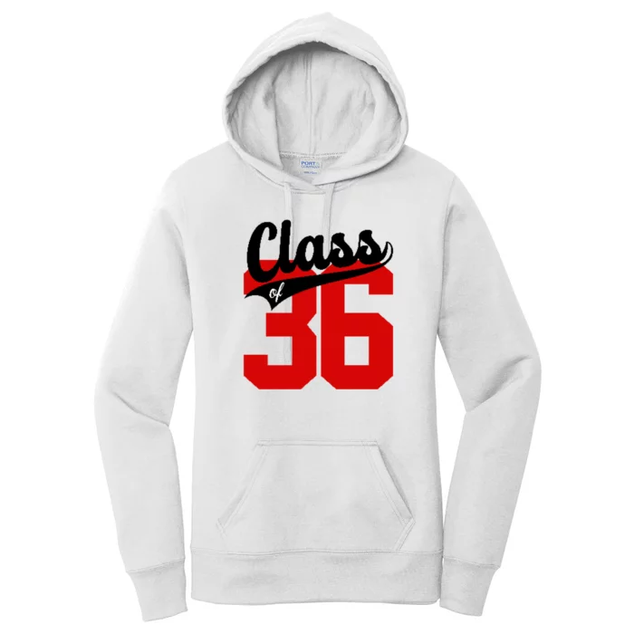 Class Of 2036 Retro Graduation Gift Women's Pullover Hoodie