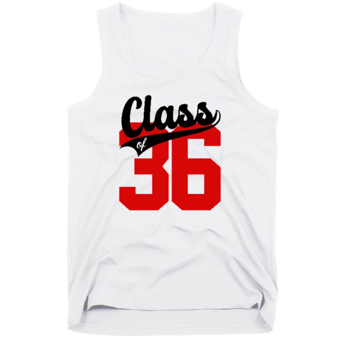 Class Of 2036 Retro Graduation Gift Tank Top