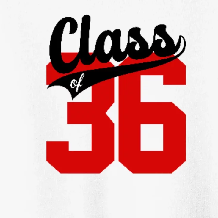 Class Of 2036 Retro Graduation Gift Toddler T-Shirt